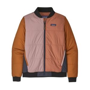 Patagonia Pink, Orange, & Navy Bomber Puffer Jacket
